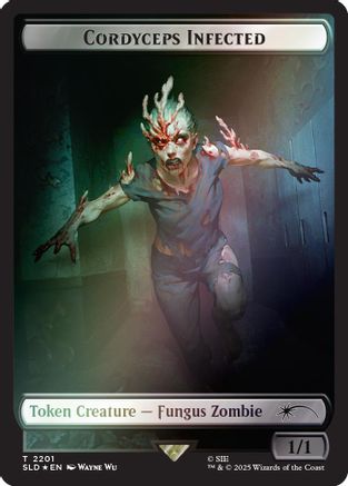 Cordyceps Infected Token (2201) (Rainbow Foil) (SLD-2201)  Foil - Secret Lair Drop Series