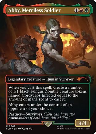 Abby, Merciless Soldier (SLD-2202)  - Secret Lair Drop Series