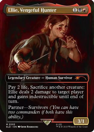 Ellie, Vengeful Hunter (SLD-2203)  - Secret Lair Drop Series