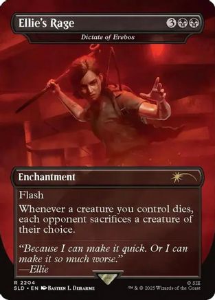 Ellie's Rage - Dictate of Erebos (SLD-2204)  - Secret Lair Drop Series