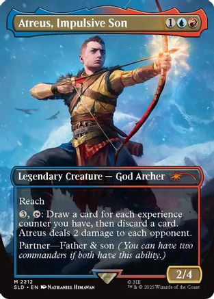 Atreus, Impulsive Son (SLD-2212)  Foil - Secret Lair Drop Series