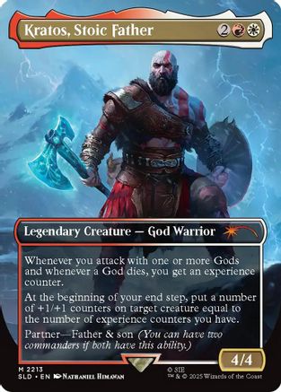 Kratos, Stoic Father (SLD-2213)  - Secret Lair Drop Series