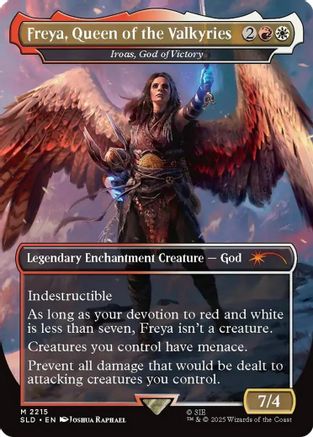 Freya, Queen of the Valkyries - Iroas, God of Victory (SLD-2215)  - Secret Lair Drop Series