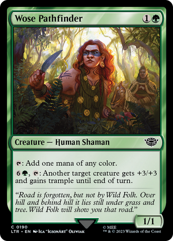Wose Pathfinder (LTR-190)  Foil - The Lord of the Rings: Tales of Middle-earth