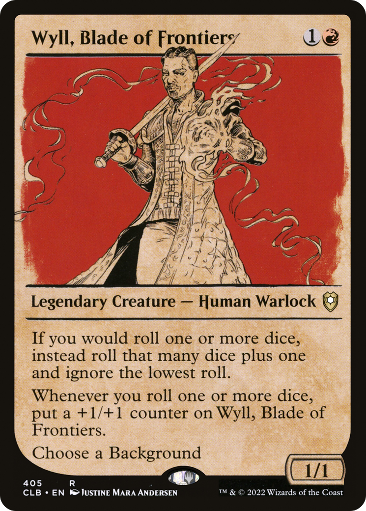 Wyll, Blade of Frontiers (Showcase) (CLB-405)  Foil - Commander Legends: Battle for Baldur's Gate: (Showcase)