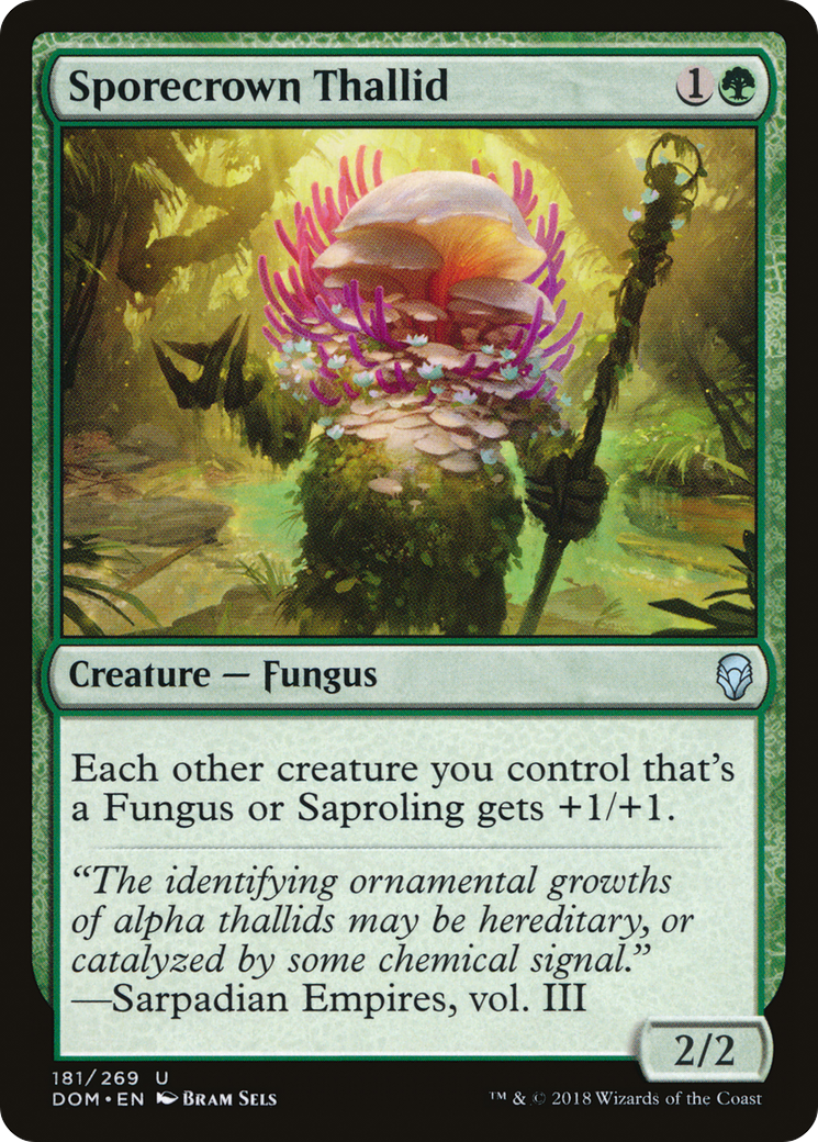 Sporecrown Thallid (DOM-181)  Foil - Dominaria