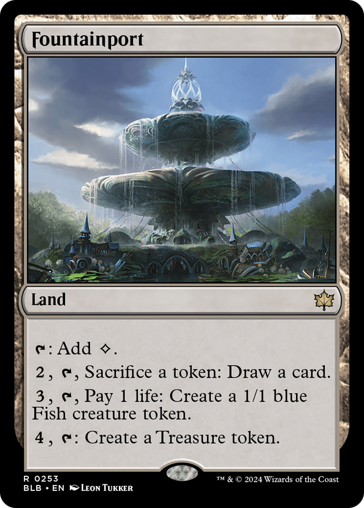 Fountainport (BLB-253)  Foil - Bloomburrow