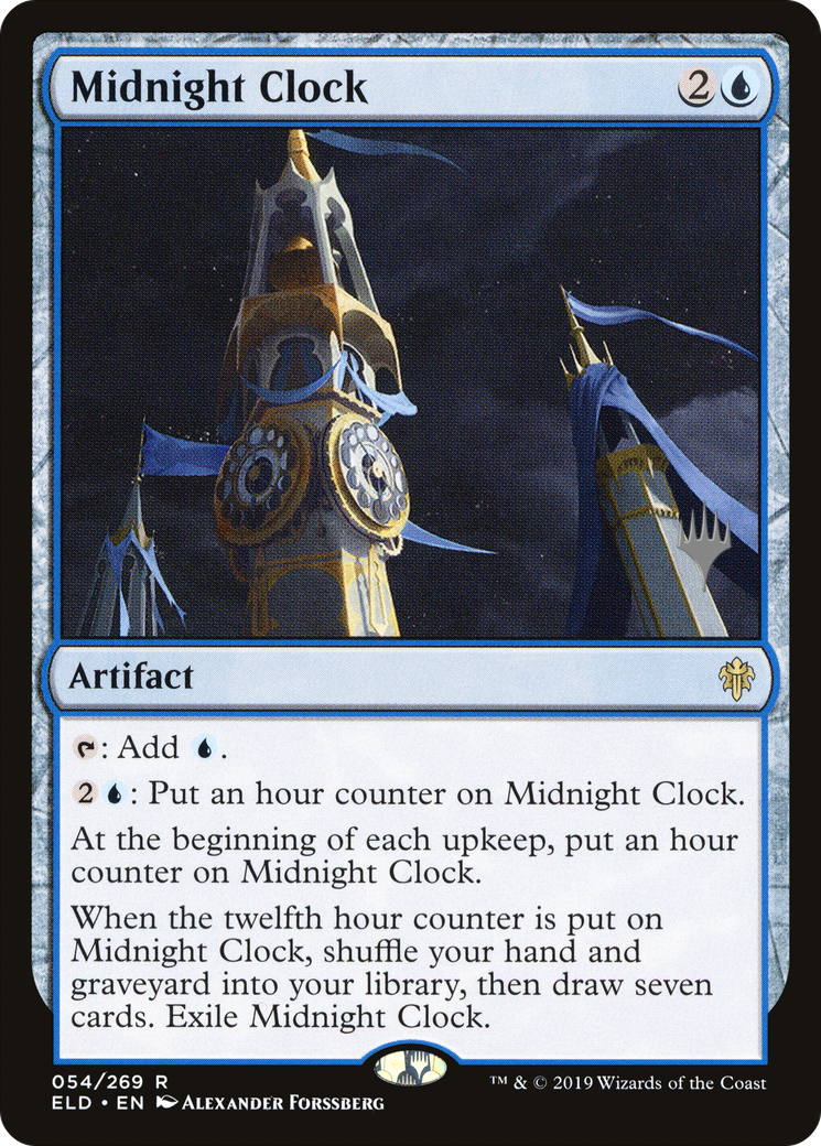 Midnight Clock (PPELD-054)  Foil - Throne of Eldraine Promos
