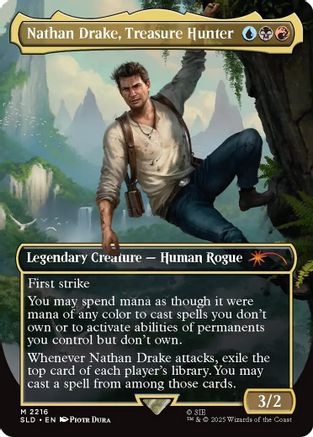 Nathan Drake, Treasure Hunter (SLD-2216) - Secret Lair Drop Series