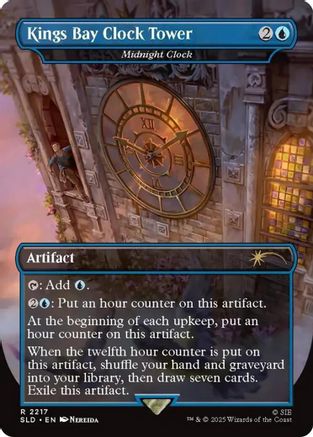 Kings Bay Clock Tower - Midnight Clock (SLD-2217)  - Secret Lair Drop Series