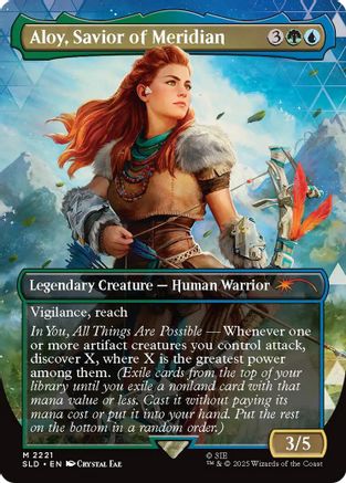Aloy, Savior of Meridian (SLD-2221)  - Secret Lair Drop Series