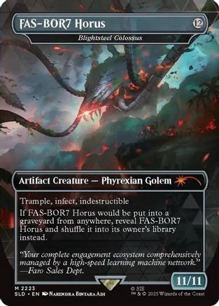 FAS-BOR7 Horus - Blightsteel Colossus (SLD-2223)  - Secret Lair Drop Series
