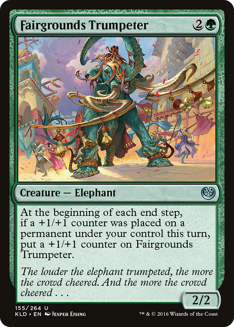 Fairgrounds Trumpeter (KLD-155)  Foil - Kaladesh