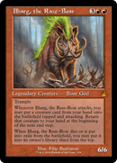 Ilharg, the Raze-Boar (Retro Frame) (RVR-334)  Foil - Ravnica Remastered