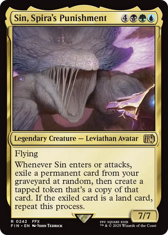 Sin, Spira's Punishment (FIN-242)  Foil - FINAL FANTASY