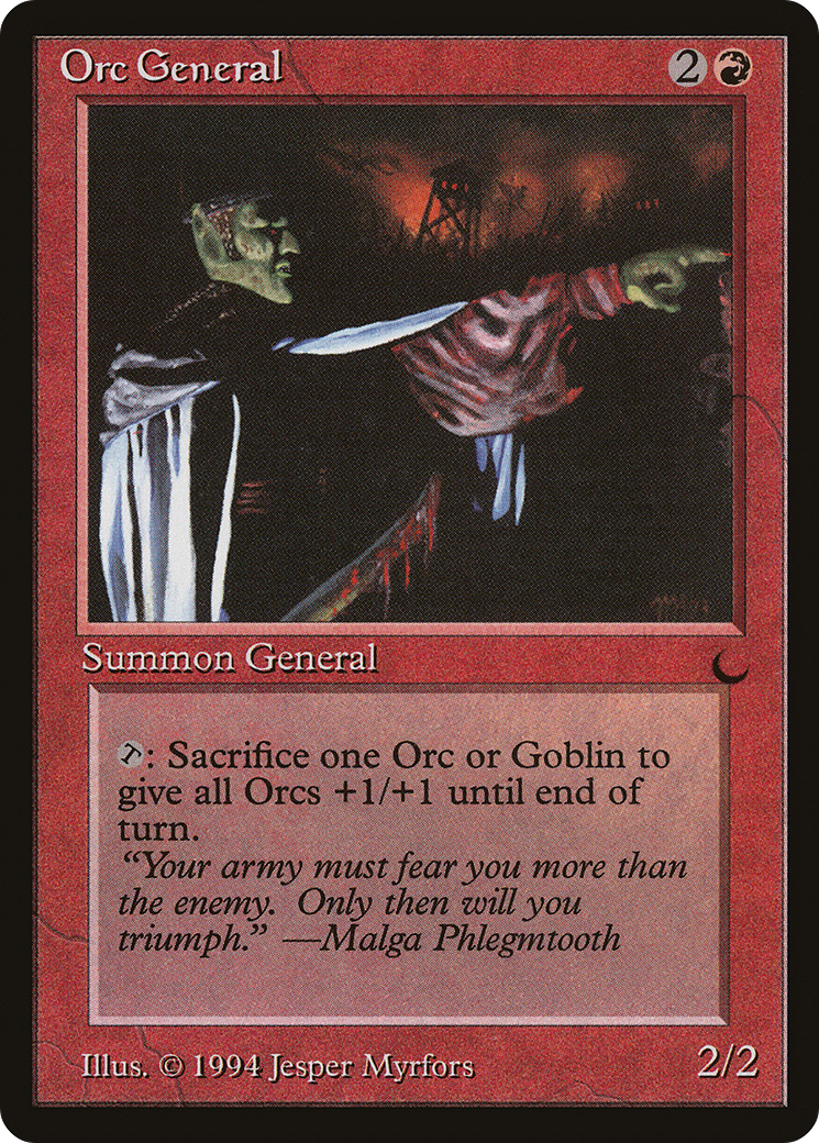 Orc General (DRK-)  - The Dark