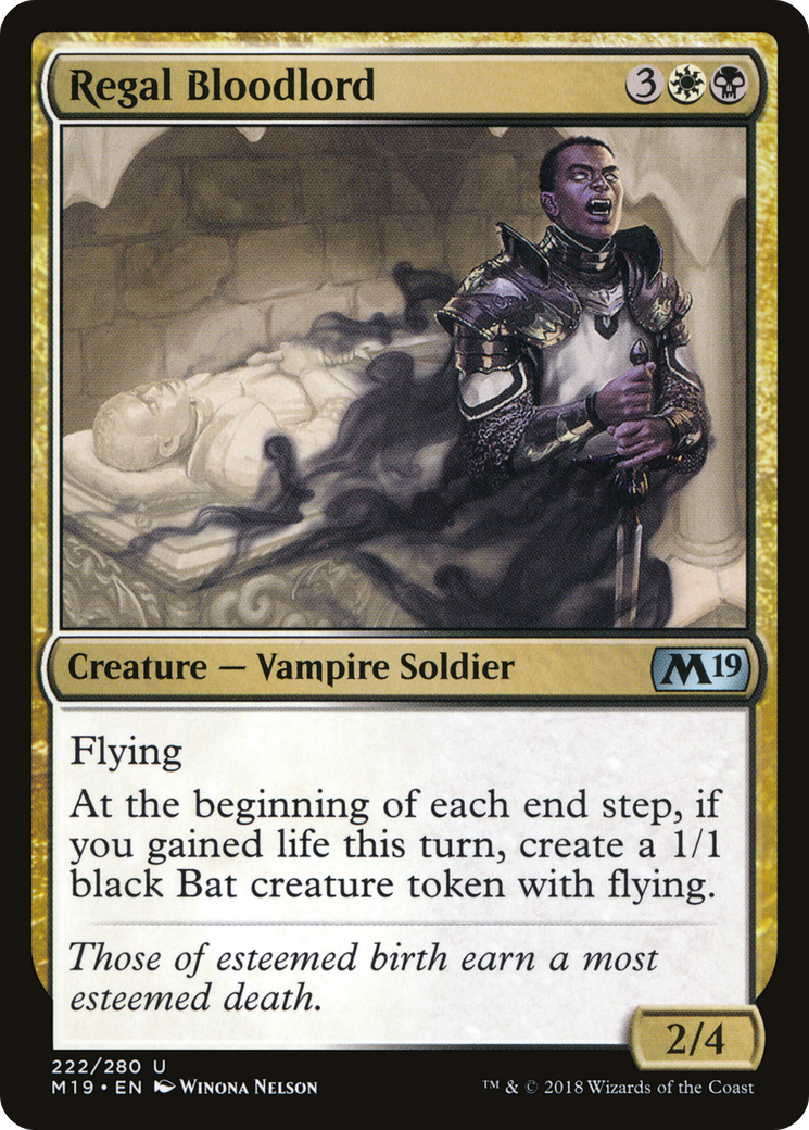 Regal Bloodlord (M19-222)  - Core Set 2019