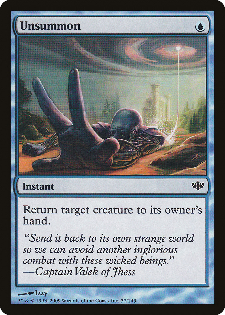 Unsummon (CON-037)  Foil - Conflux