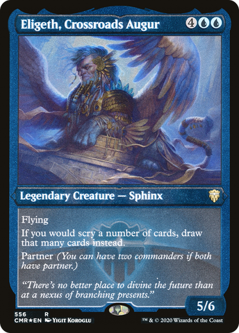 Eligeth, Crossroads Augur (Foil Etched) (CMR-556)  Foil - Commander Legends