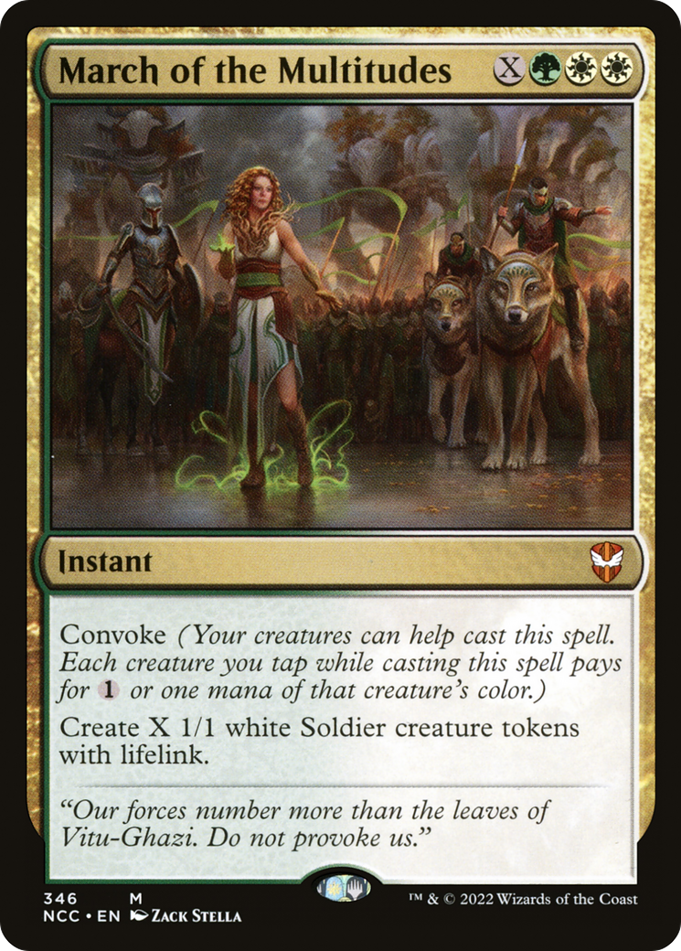 March of the Multitudes (NCC-346)  - New Capenna Commander