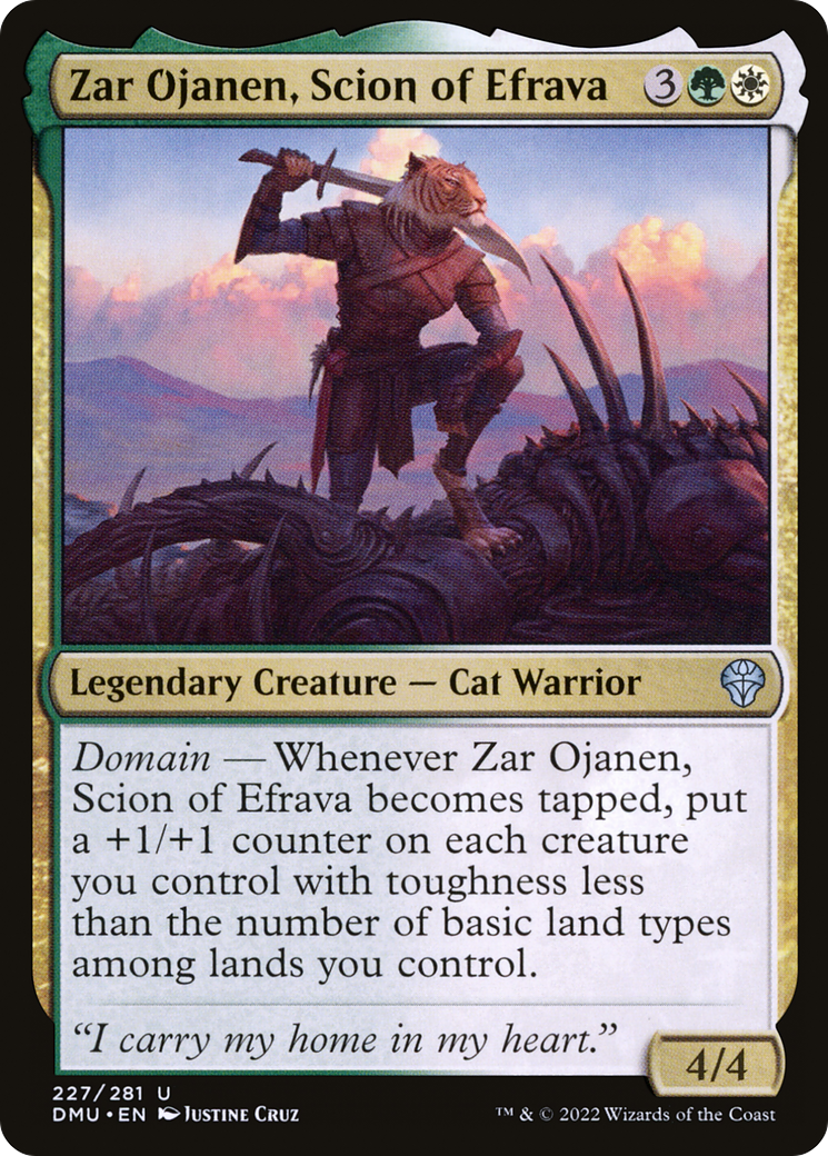 Zar Ojanen, Scion of Efrava (DMU-227)  Foil - Dominaria United