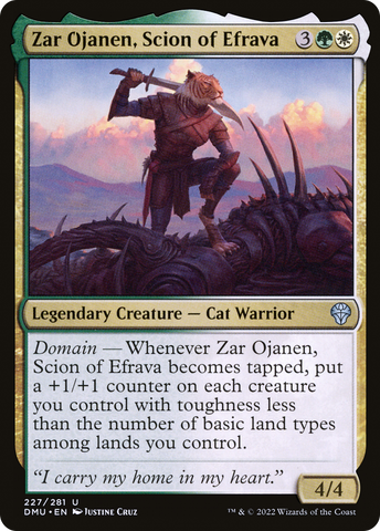 Zar Ojanen, Scion of Efrava (DMU-227)  Foil - Dominaria United