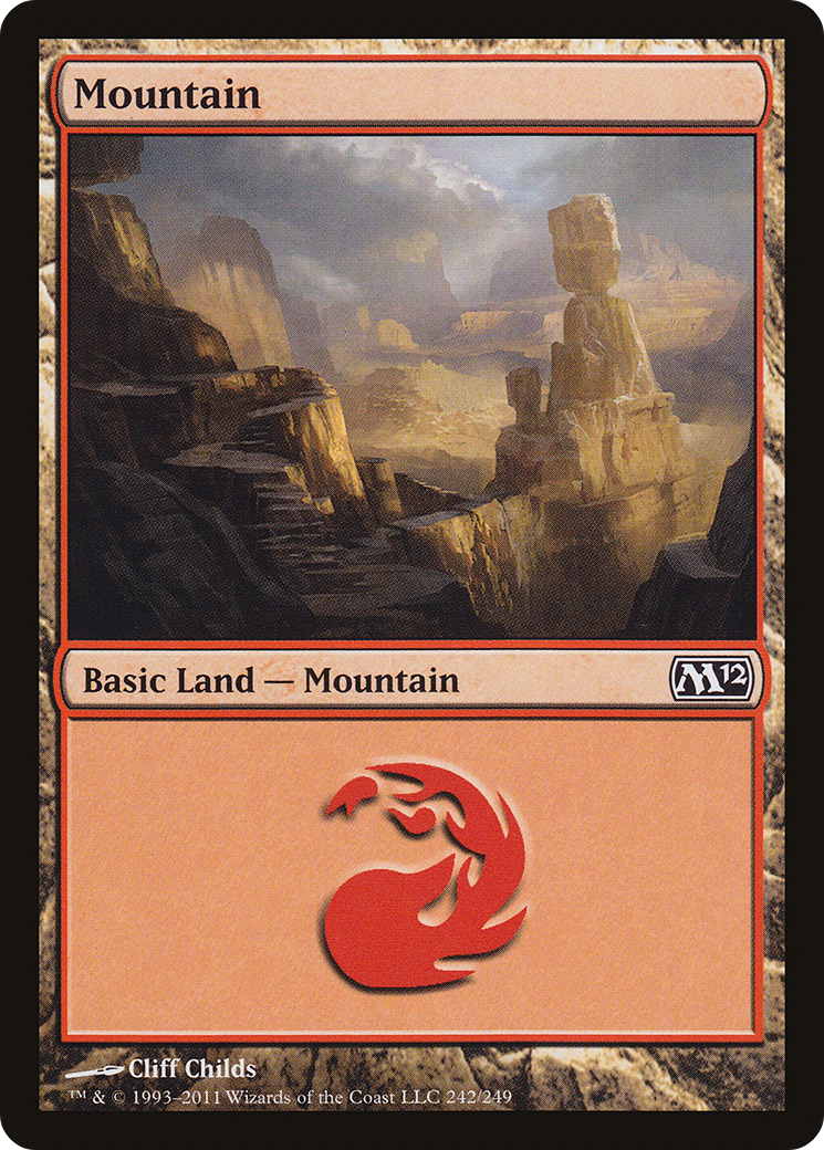 Mountain (M12-242)  Foil - Magic 2012