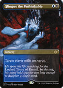 Glimpse the Unthinkable (Borderless) (2X2-378)  - Double Masters 2022