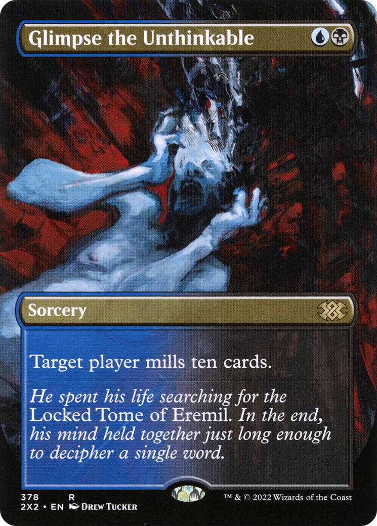 Glimpse the Unthinkable (Borderless) (2X2-378)  - Double Masters 2022