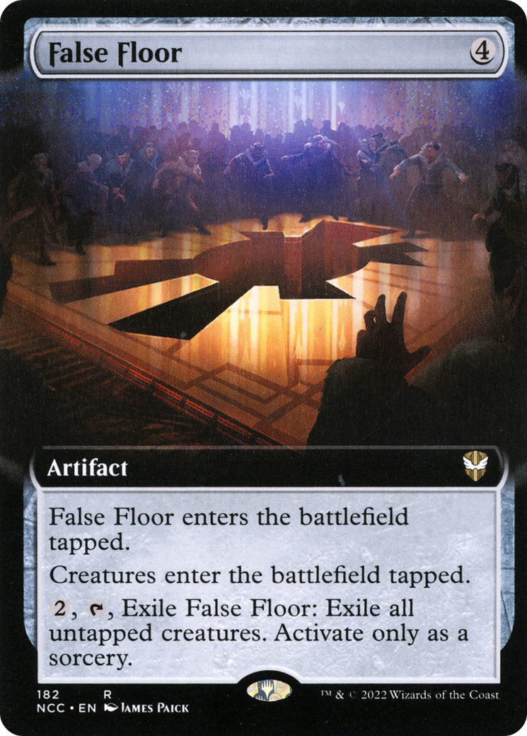 False Floor (Extended Art) (NCC-182)  - New Capenna Commander: (Extended Art)