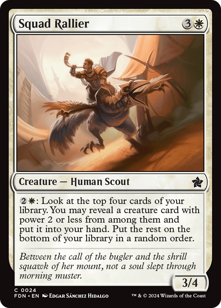 Squad Rallier (FDN-024)  Foil - Foundations