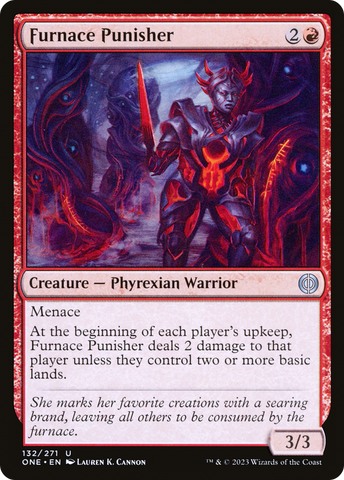 Furnace Punisher (ONE-132)  Foil - Phyrexia: All Will Be One