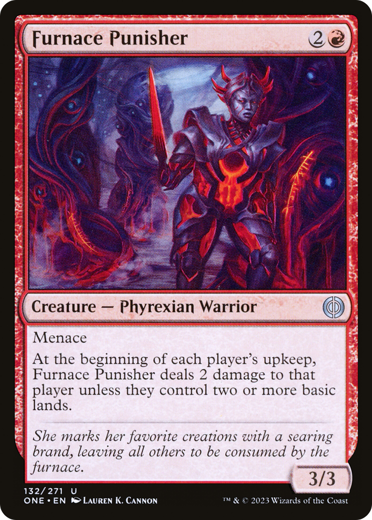 Furnace Punisher (ONE-132) - Phyrexia: All Will Be One Foil