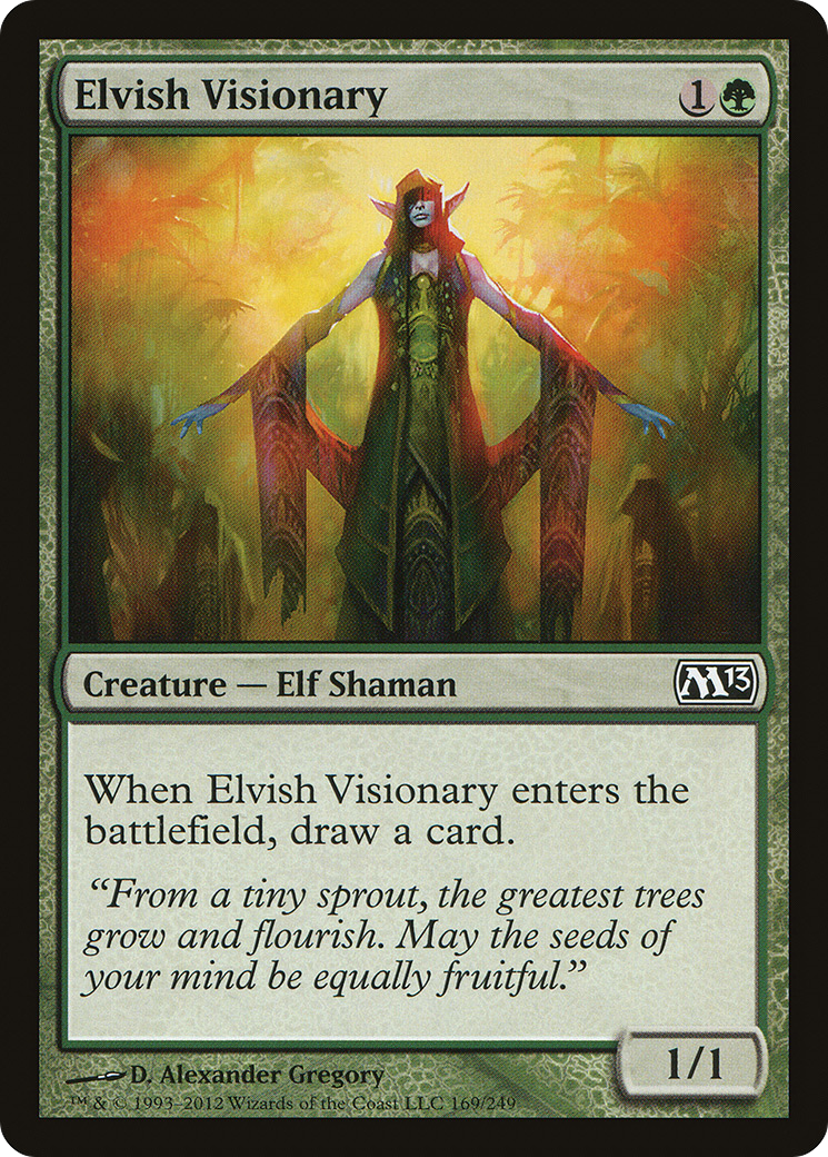 Elvish Visionary (M13-169)  Foil - Magic 2013