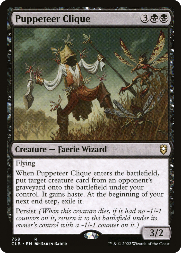 Puppeteer Clique (CLB-769)  - Commander Legends: Battle for Baldur's Gate