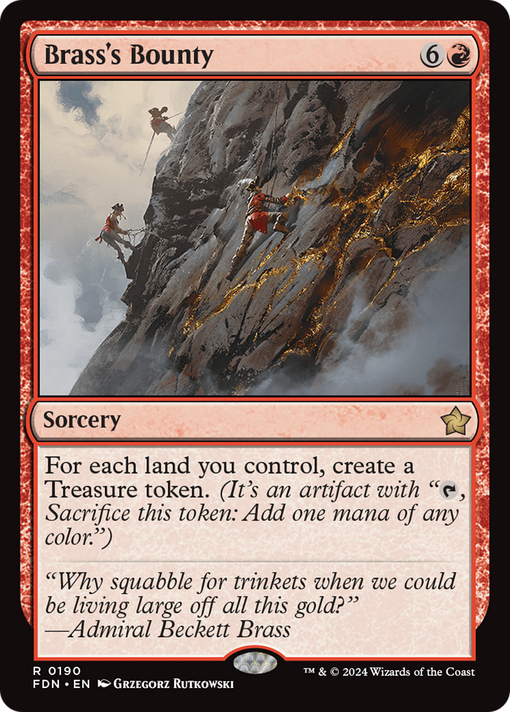 Brass's Bounty (FDN-190)  Foil - Foundations