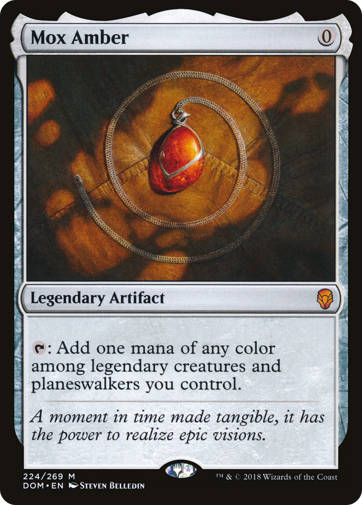 Mox Amber (DOM-224)  Foil - Dominaria