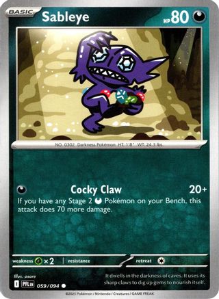 Sableye 059  ME02 Phantasmal Flames - Common
