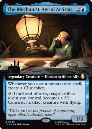 The Mechanist, Aerial Artisan (Extended Art) (TLA-369)  - Avatar: The Last Airbender