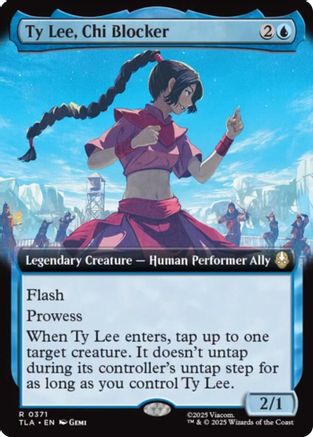 Ty Lee, Chi Blocker (Extended Art) (TLA-371)  Foil - Avatar: The Last Airbender