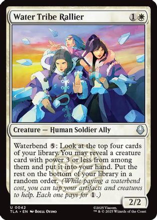 Water Tribe Rallier (TLA-042)  Foil - Avatar: The Last Airbender