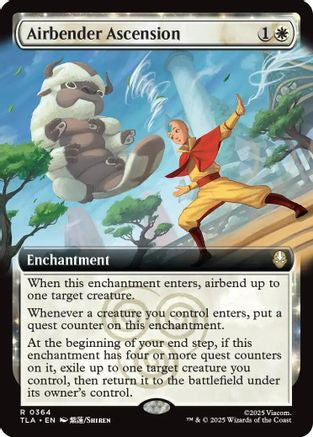 Airbender Ascension (Extended Art) (TLA-364)  Foil - Avatar: The Last Airbender