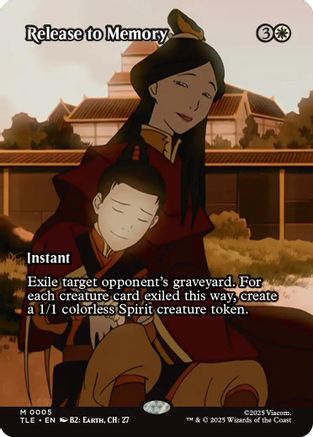 Release to Memory (Borderless) (TLE-005)  - Avatar: The Last Airbender: Eternal-Legal