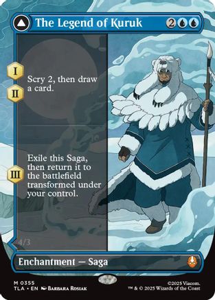 The Legend of Kuruk (Borderless) (TLA-355)  Foil - Avatar: The Last Airbender