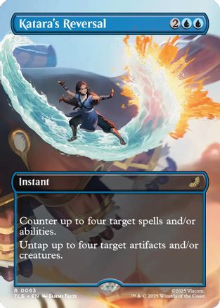 Katara's Reversal (Borderless) (TLE-063)  - Avatar: The Last Airbender: Eternal-Legal