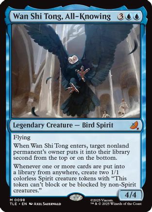Wan Shi Tong, All-Knowing (TLE-098)  Foil - Avatar: The Last Airbender: Eternal-Legal