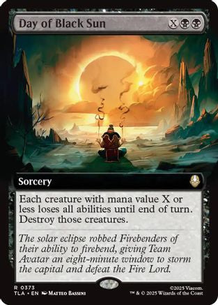 Day of Black Sun (Extended Art) (TLA-373)  Foil - Avatar: The Last Airbender