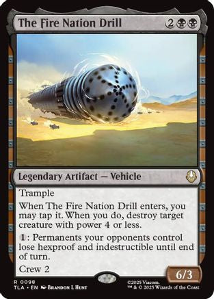 The Fire Nation Drill (TLA-098)  Foil - Avatar: The Last Airbender
