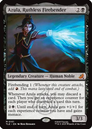 Azula, Ruthless Firebender (TLE-101)  Foil - Avatar: The Last Airbender: Eternal-Legal