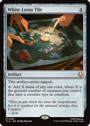 White Lotus Tile (TLA-262)  Foil - Avatar: The Last Airbender